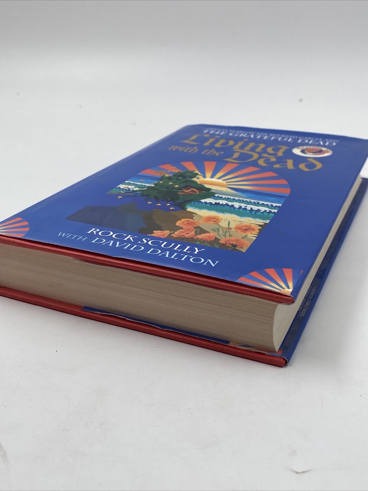 Living With The Dead – Hardback book – Rock Scully -1996