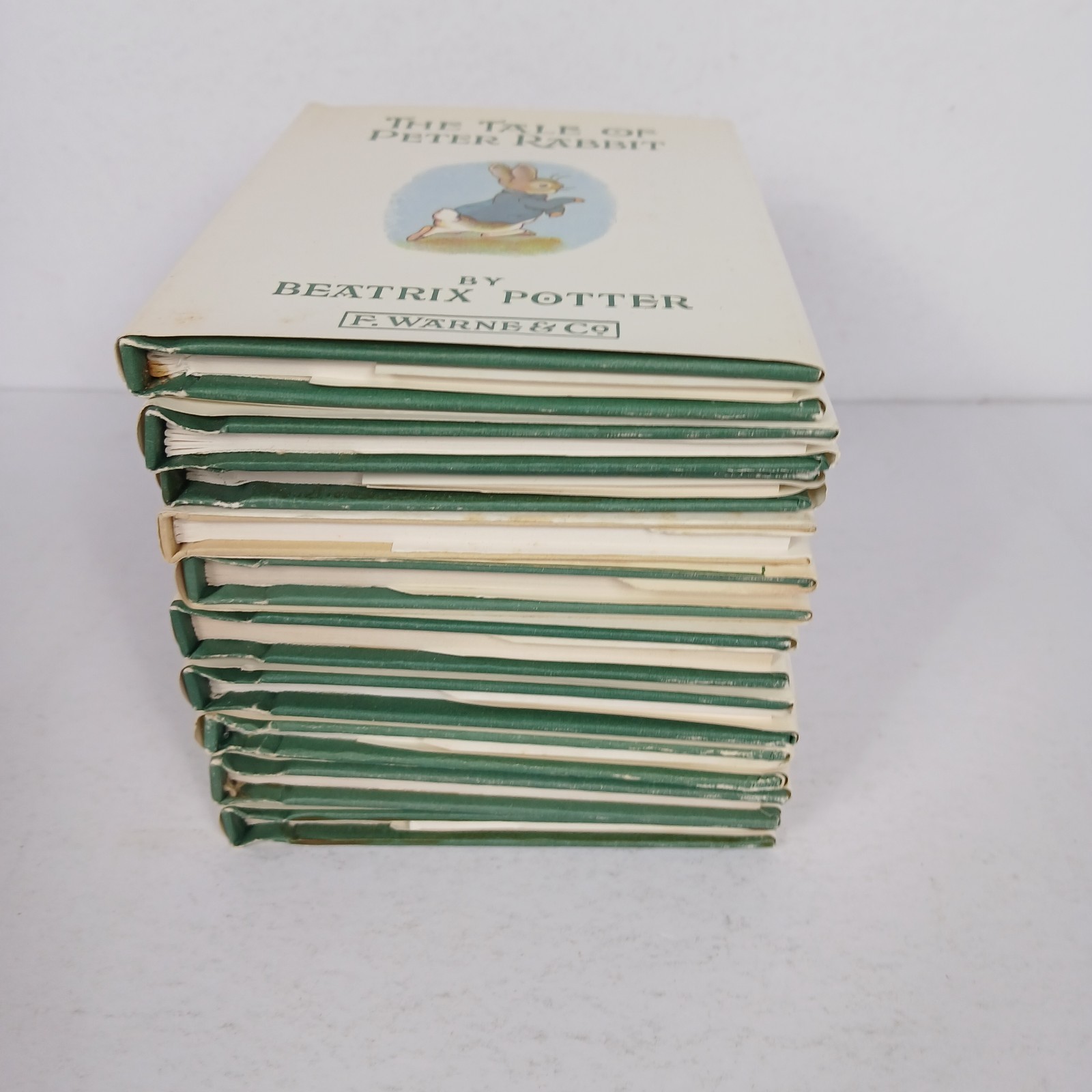 Beatrix Potter Book Lot Of 10 F Warne & Co Hardcover 1980s Peter Rabbit