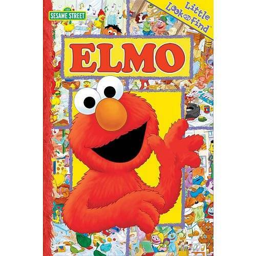 Sesame Street Little Look and Find Elmo – Hardcover – GOOD