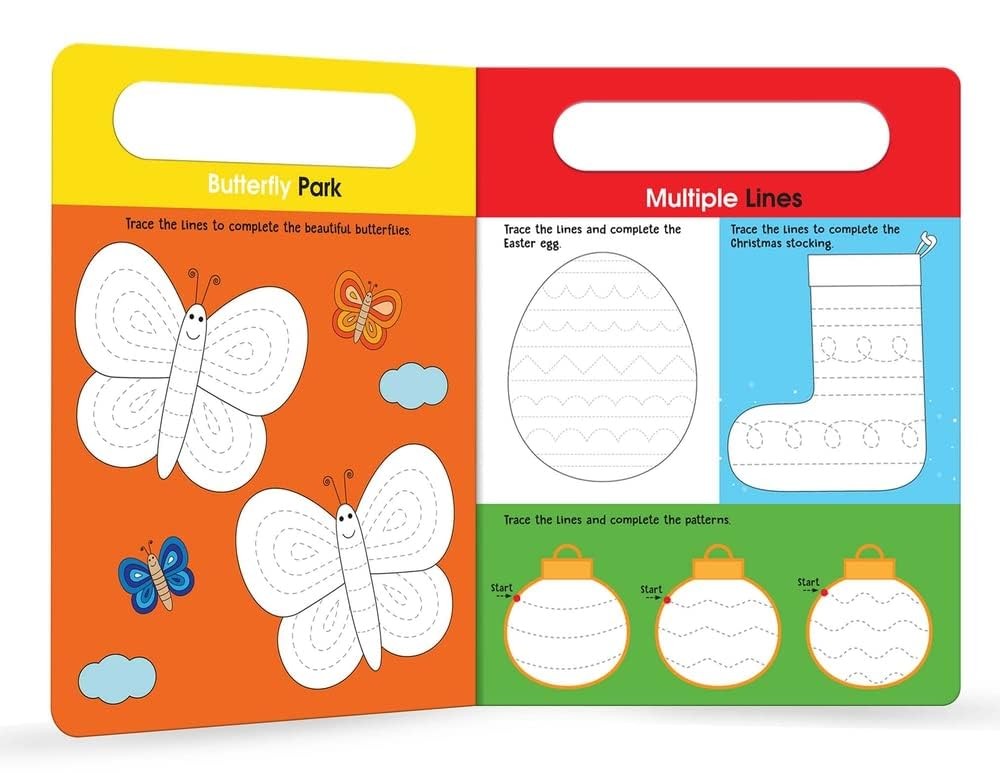 My Big Wipe And Clean Book of Pen Control for Kids : Line Tracing White