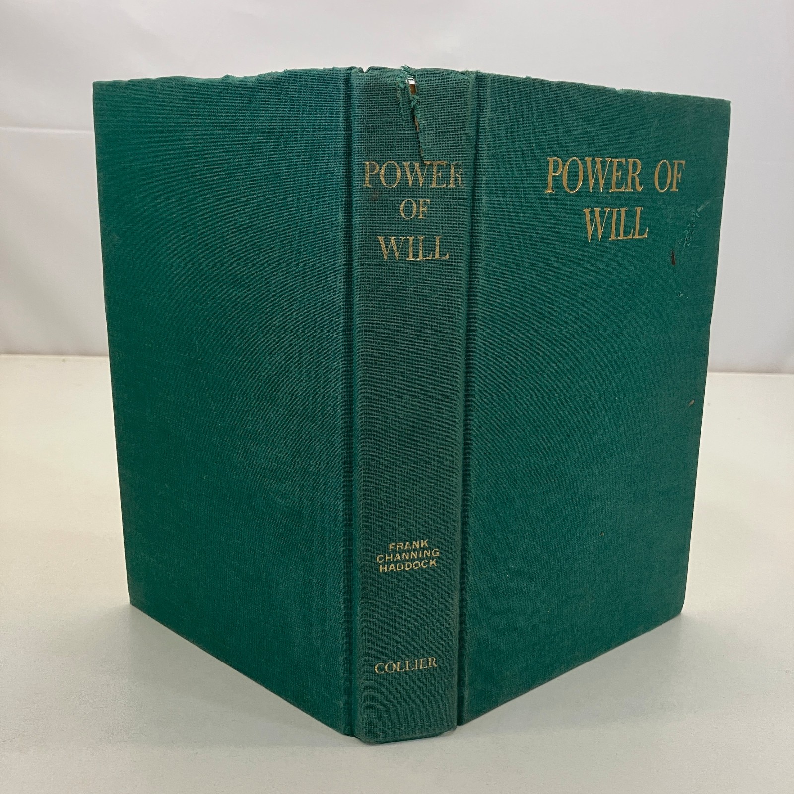 Power of Will Frank Channing Haddock 1976 Vintage HC Robert Collier Business