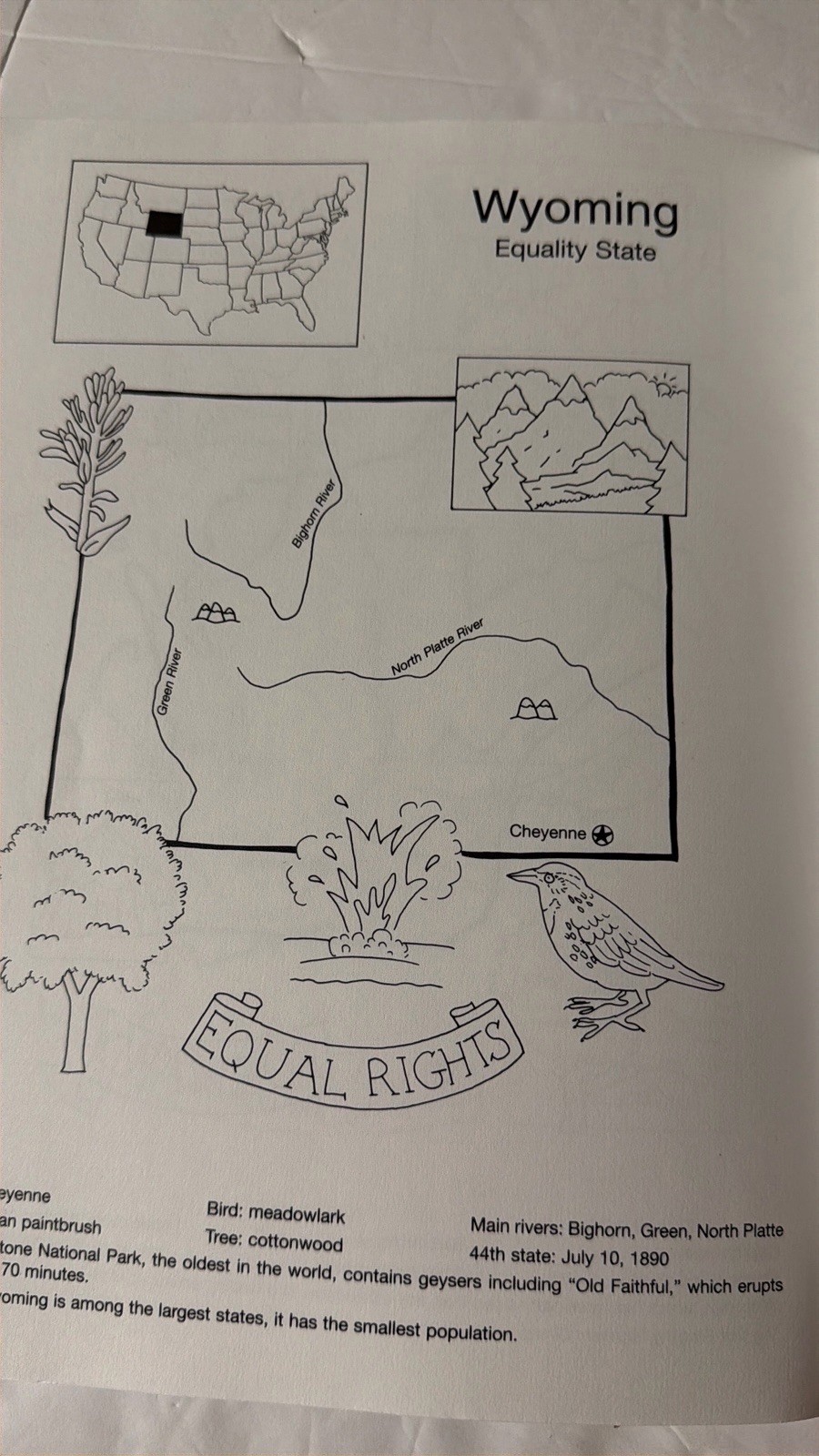Vintage United States Coloring Book (1998), Winky Adam