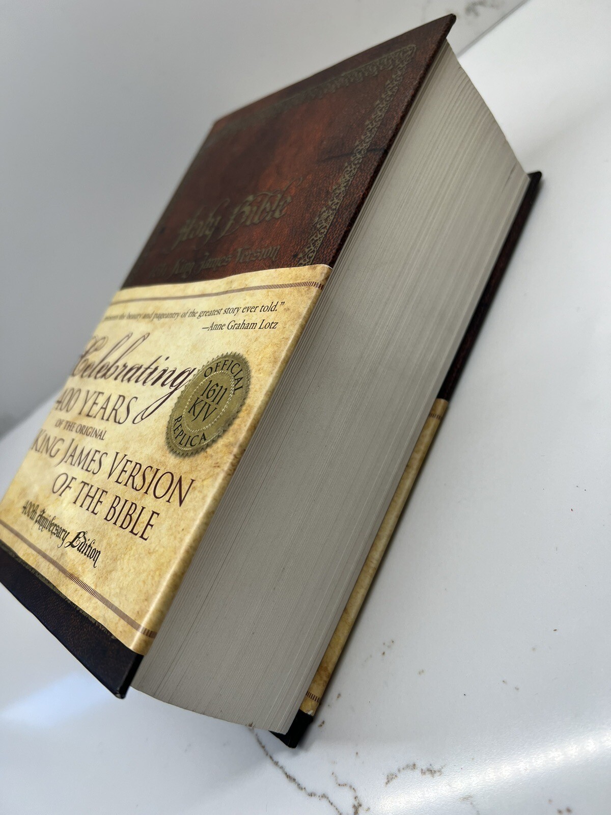 Holy Bible by Zondervan Bibles Staff (2011, Hardcover) 400th Anniversary Edition