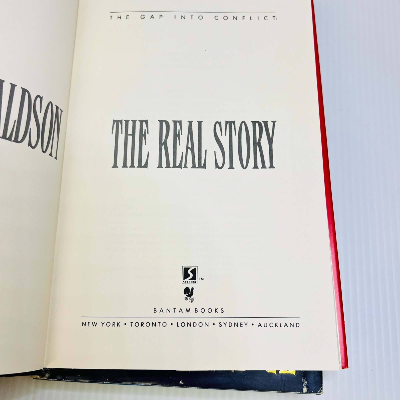 Gap Into Conflict: The Real Story & Gap Into Vision: Forbidden Knowledge 1ST ED