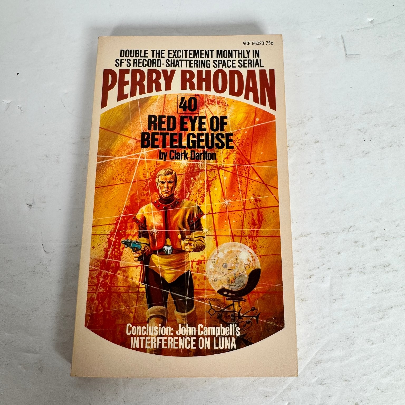 Perry Rhodan Books 40-49 Lot Ace First Printing 1974 Sci-Fi Space Opera Vintage