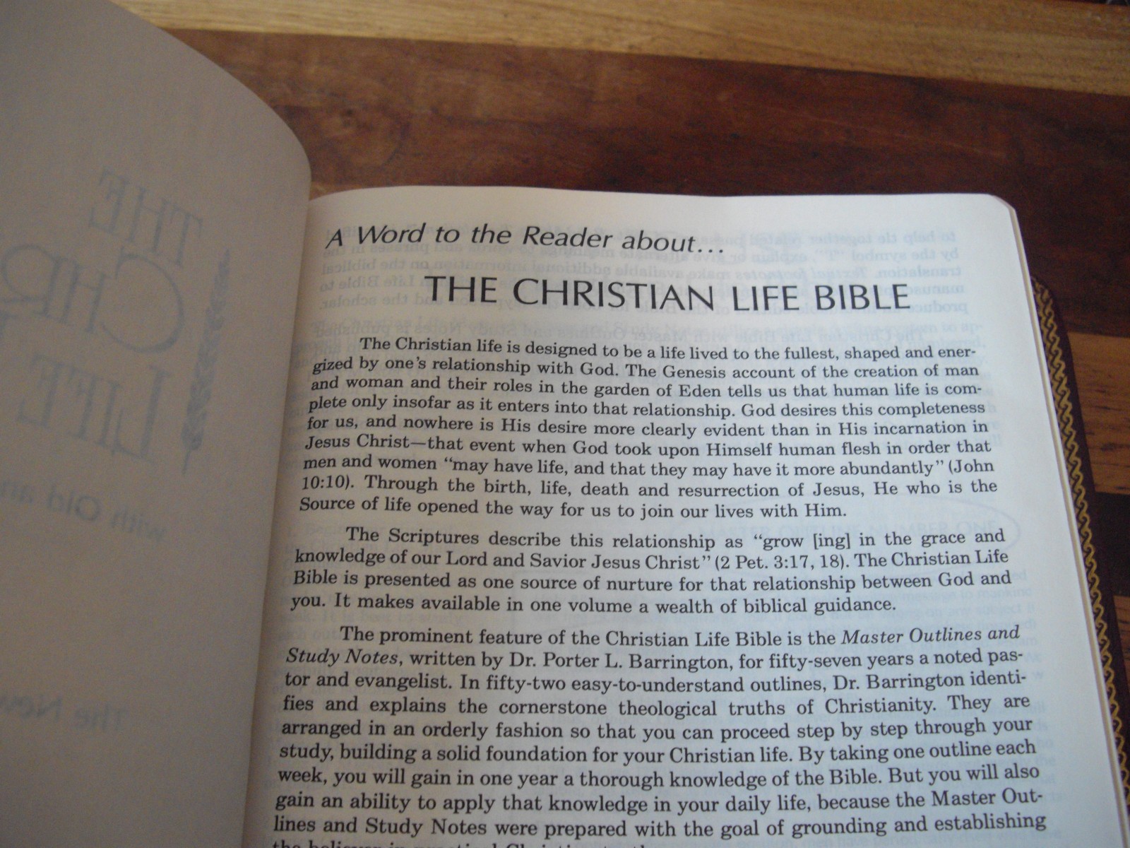 1985 Thomas Nelson Burgundy Genuine Leather NKJV Christian Life Bible Tag: Study
