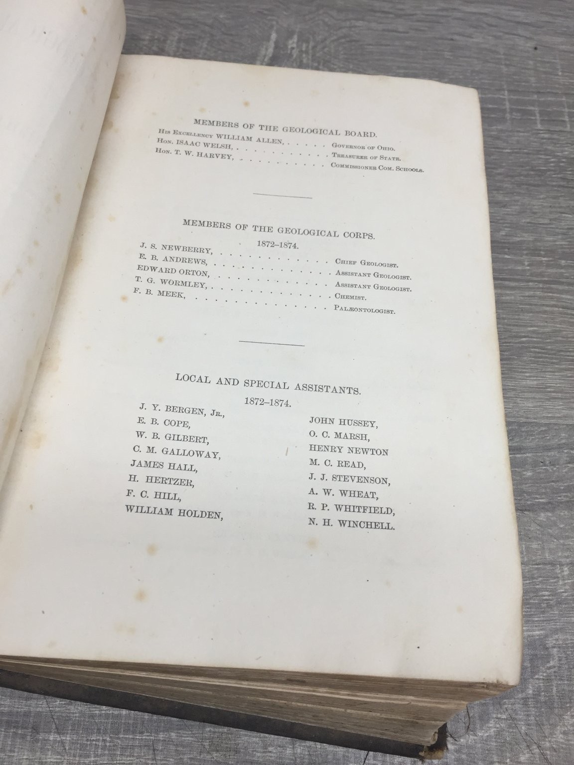 Geological Survey of Ohio Vol II Part I Geology Newberry 1874 Ohio State maps