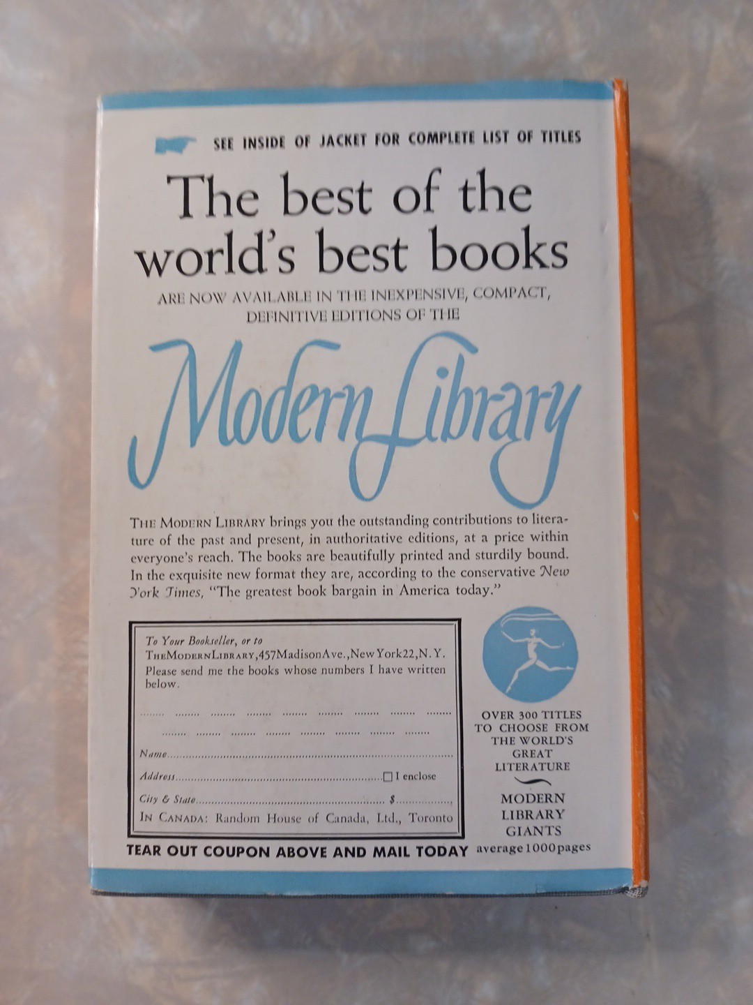 A Farewell to Arms – Ernest Hemingway Modern Library 1932 HCDJ