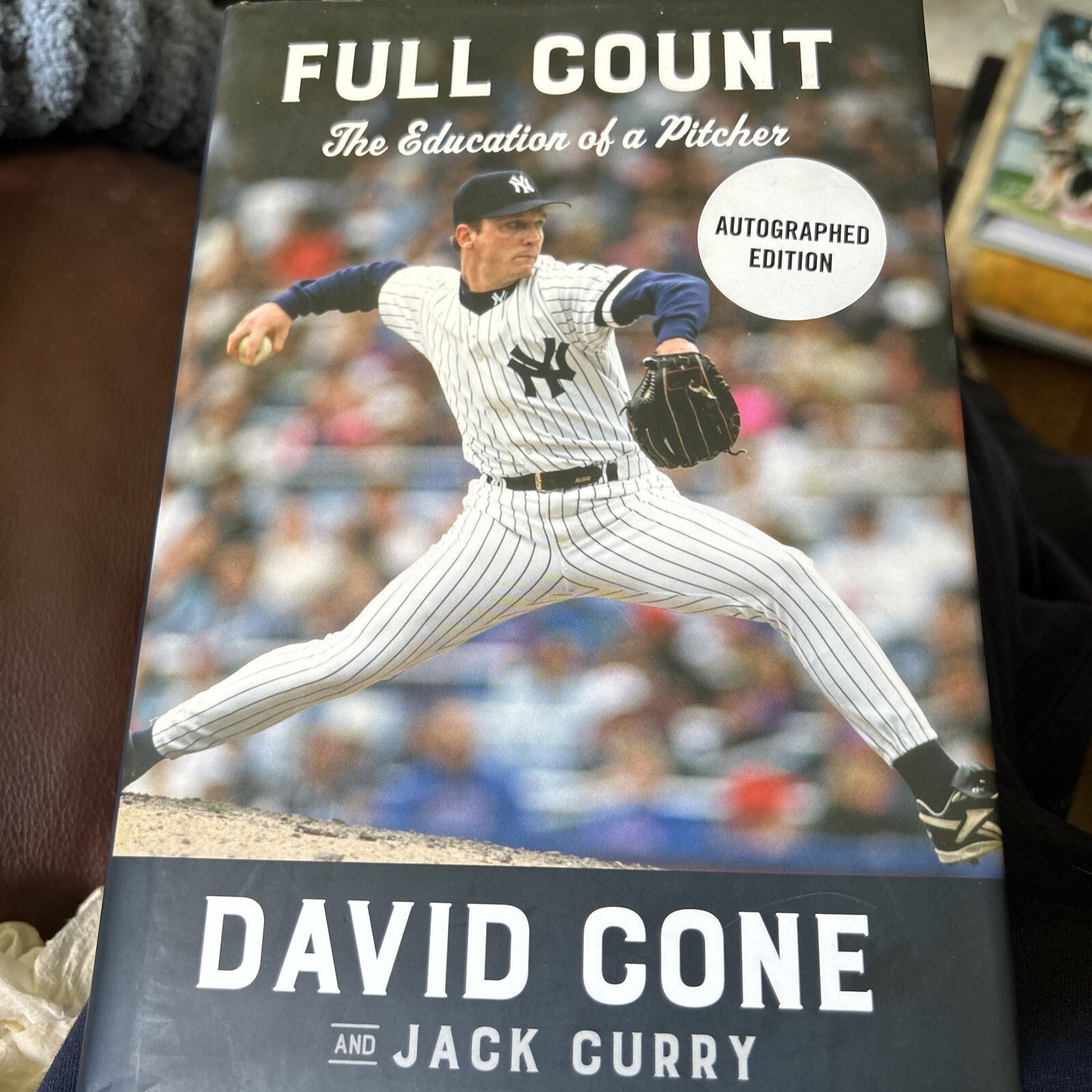 David Cone Signed 1st Full Count New York Mets Yankees Hardcover Blue Jays READ