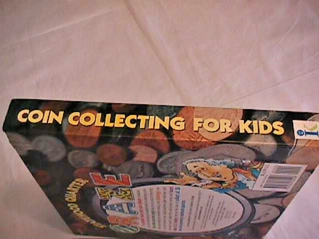 VINTAGE 2000 COIN COLLECTING SPIRAL BOUND BOOK HARDCOVER with 3 COINS