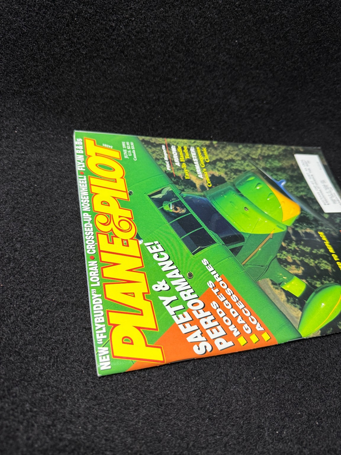 Plane & Pilot Magazine June 1991 Aviation Aircraft Safety Performance Vintage