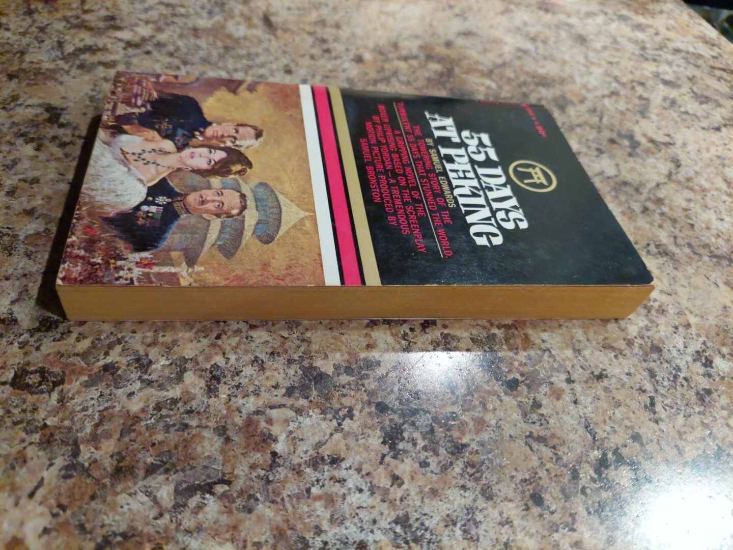 55 Days At Peking by Samuel Edwards 1963 1st Ed Vtg Bantam Paperback Novel