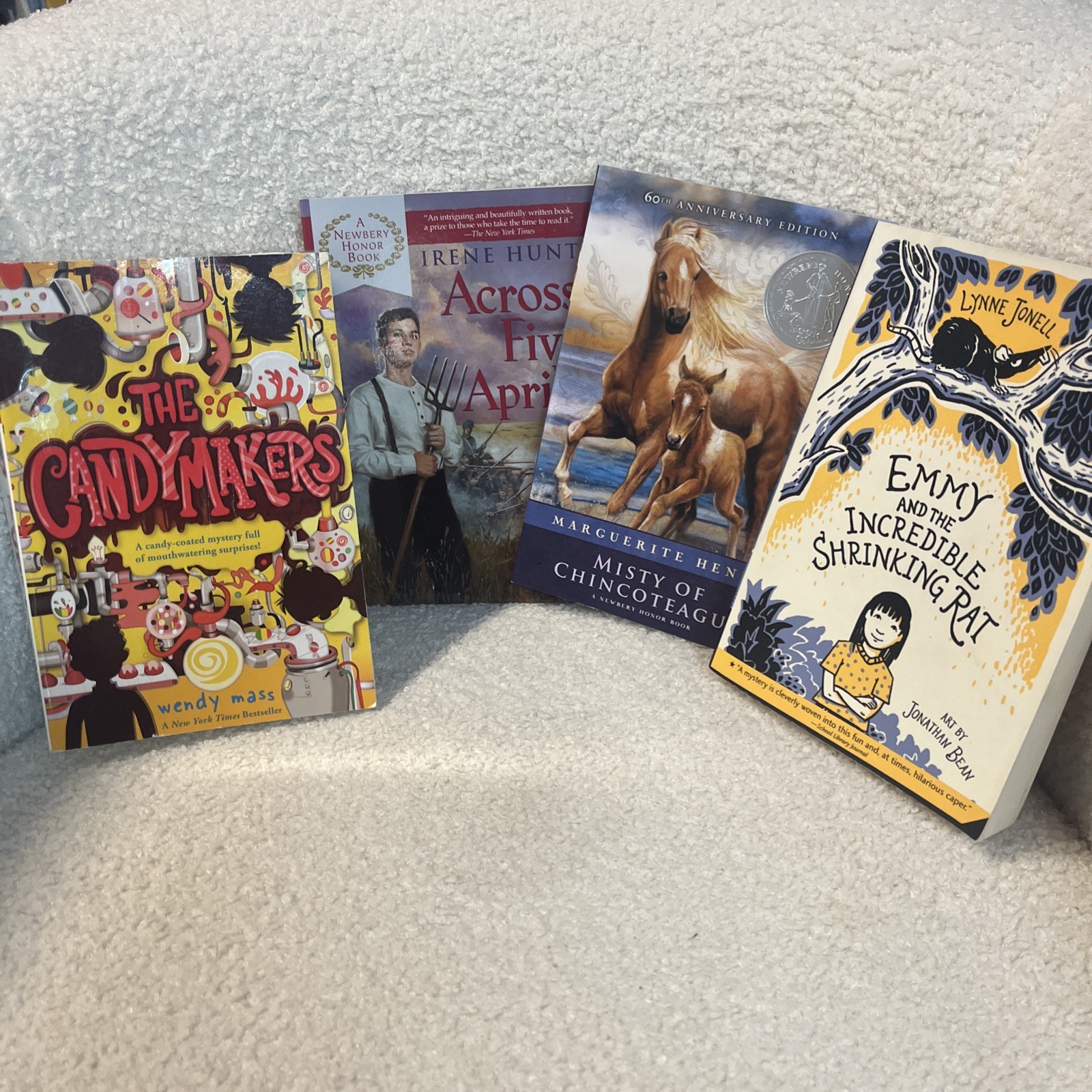 Lot Of 35 Middle Grade Novels Homeschool Newberry Books Set Reading