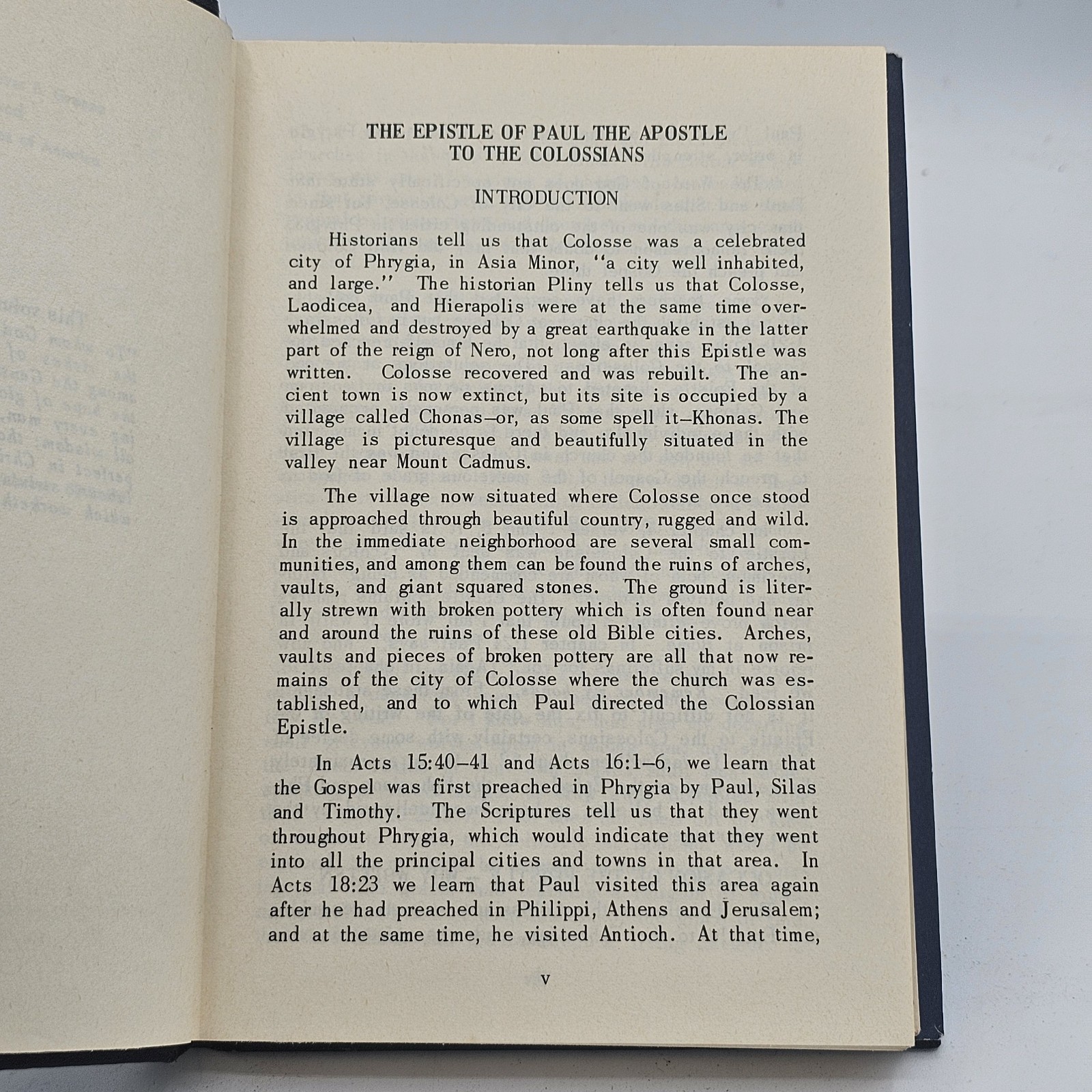 Epistle of Paul the Apostle to the Colossians Greene 1963 Signed HC w/DJ