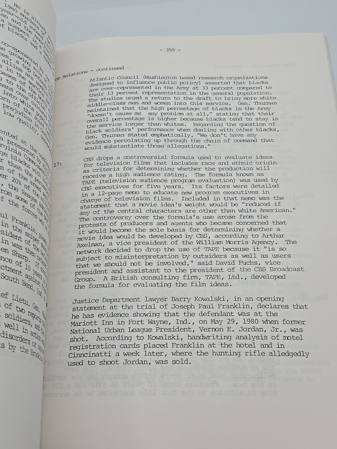 THE STATE OF BLACK AMERICA 1983: By National Urban League PB 390 Pages VHTF