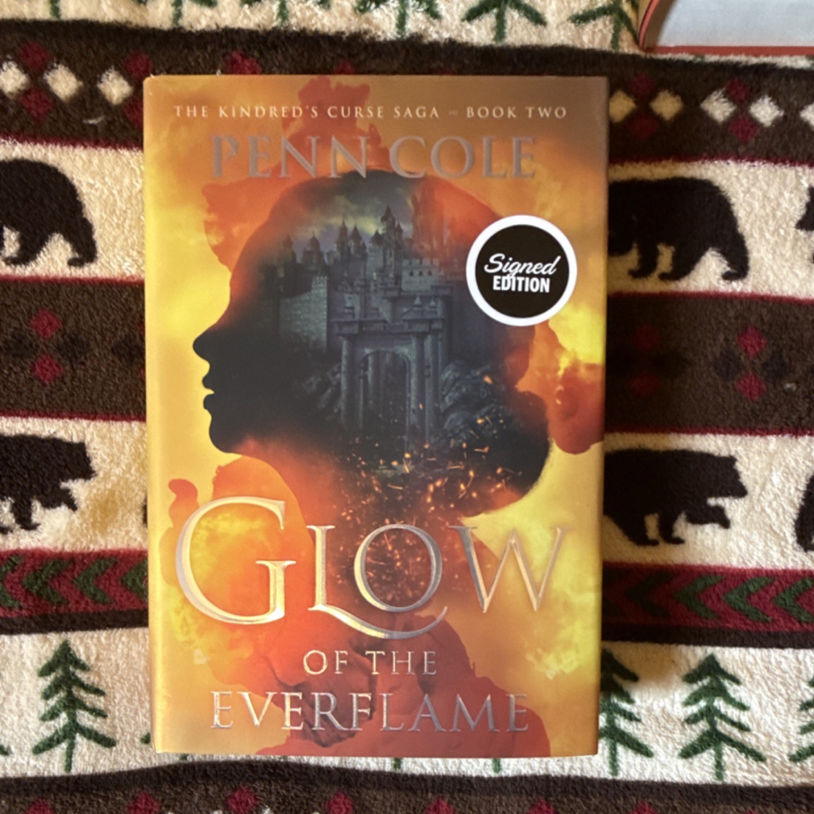 Penn Cole The Kindred’s Curse Saga Signed Edition Set Atria Books Hardcover DJ