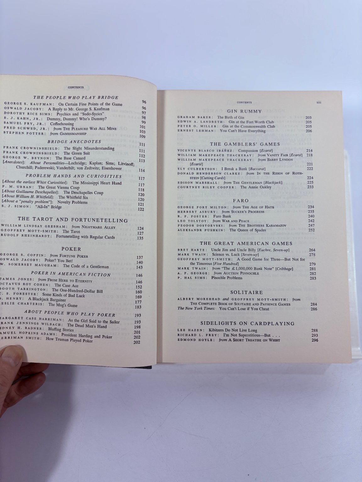 The Fireside Book of Cards Oswald Jacoby Albert Morehead 1957 First
