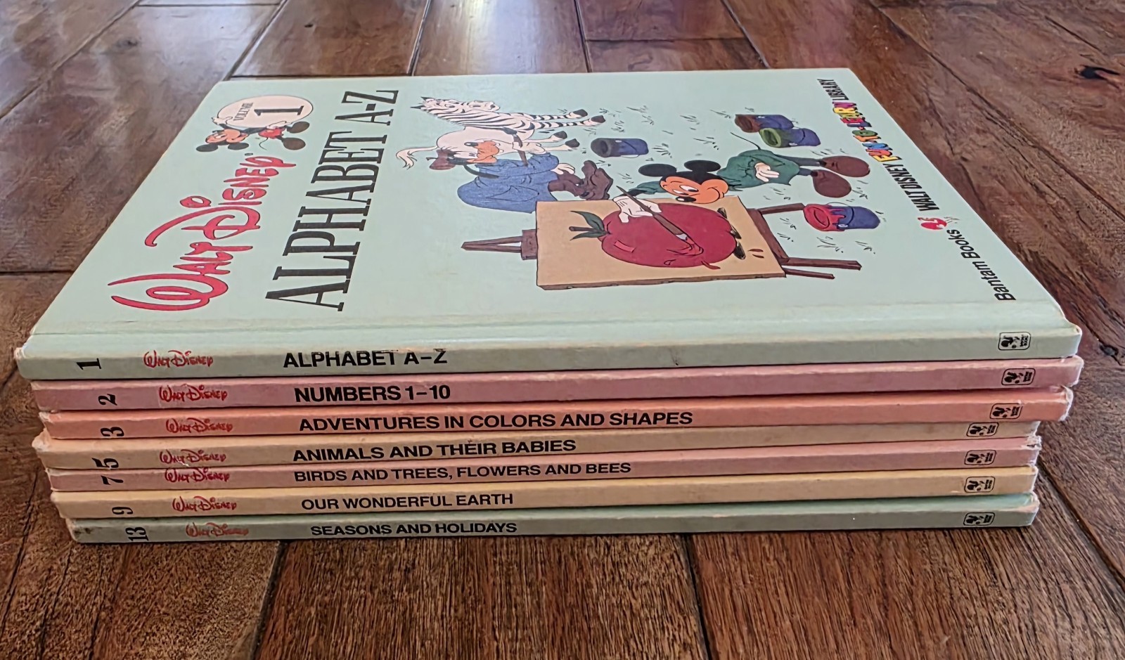 Walt Disney Fun-to-Learn Library Hardcover Books Lot Of 7