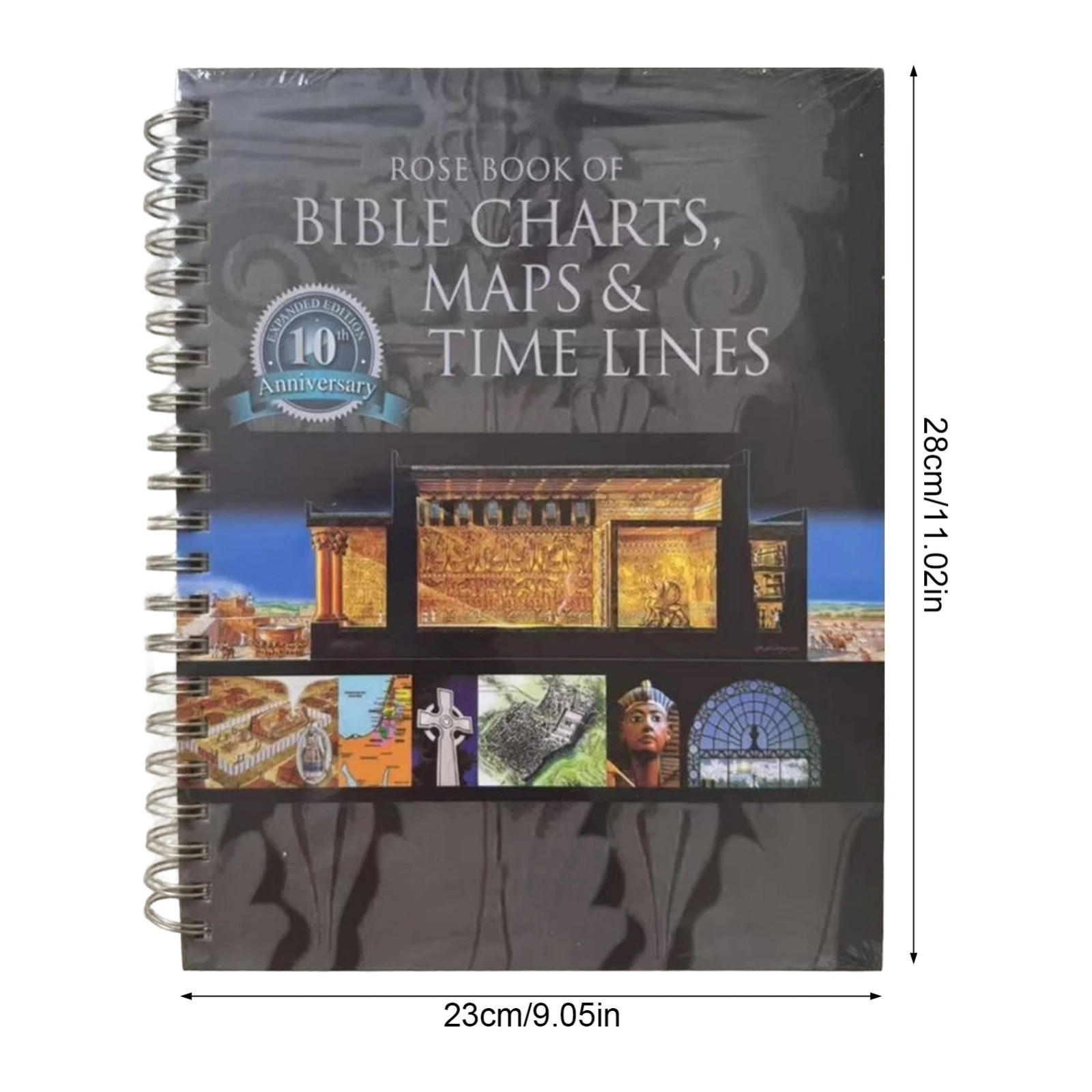 Rose Book of Bible Charts Maps & Time Lines Expanded 10th Anniversary Spiral