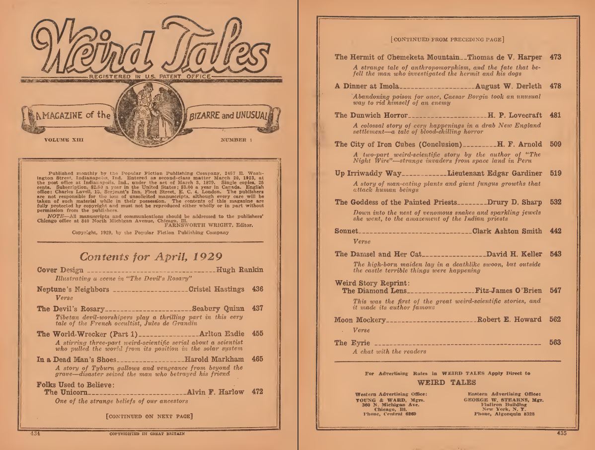 318 BOOKS – Weird Tales – Pulp Magazines Fantasy Horror Science Fiction – USB FD