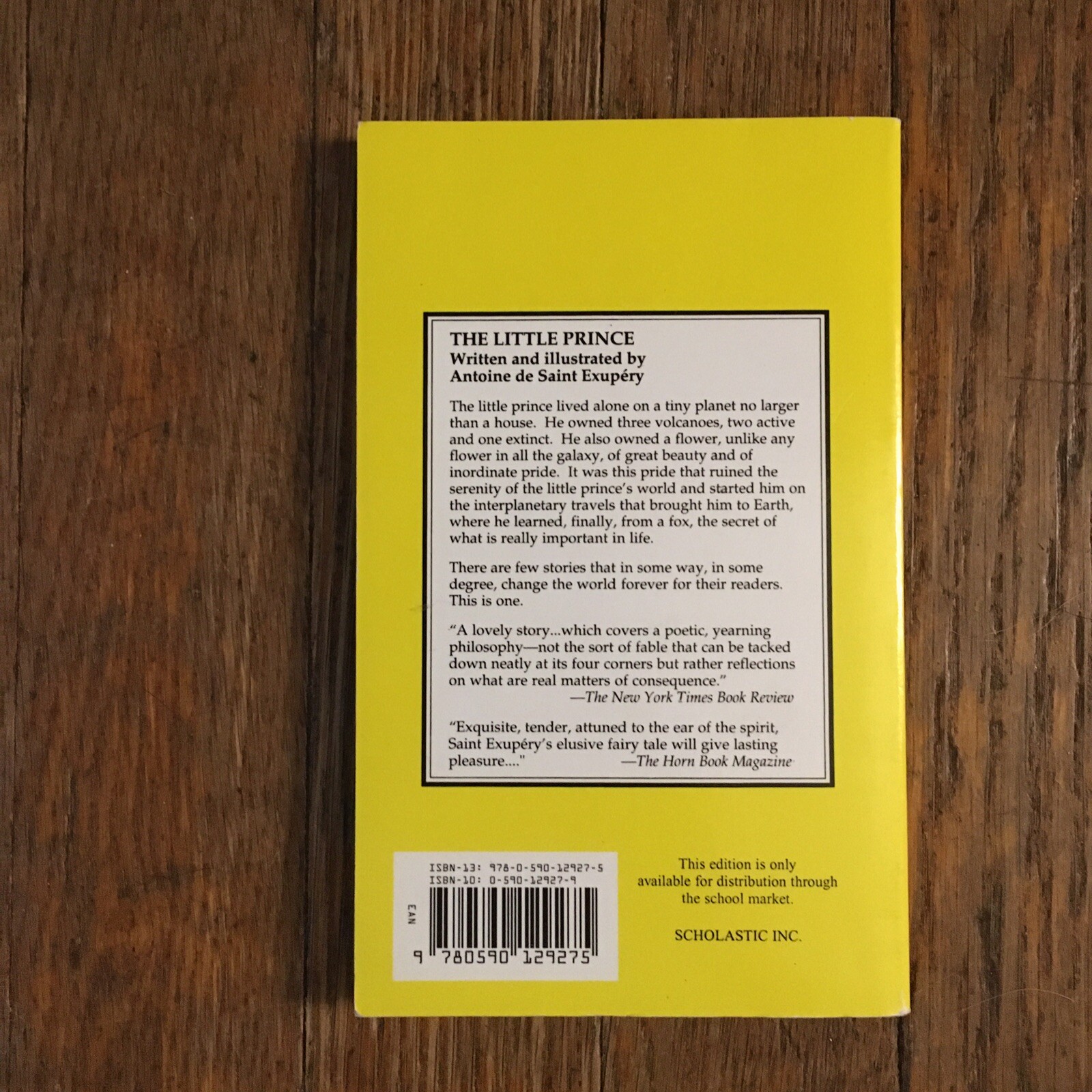 The Little Prince by Antoine De Saint-Exupéry (Trade Paperback)
