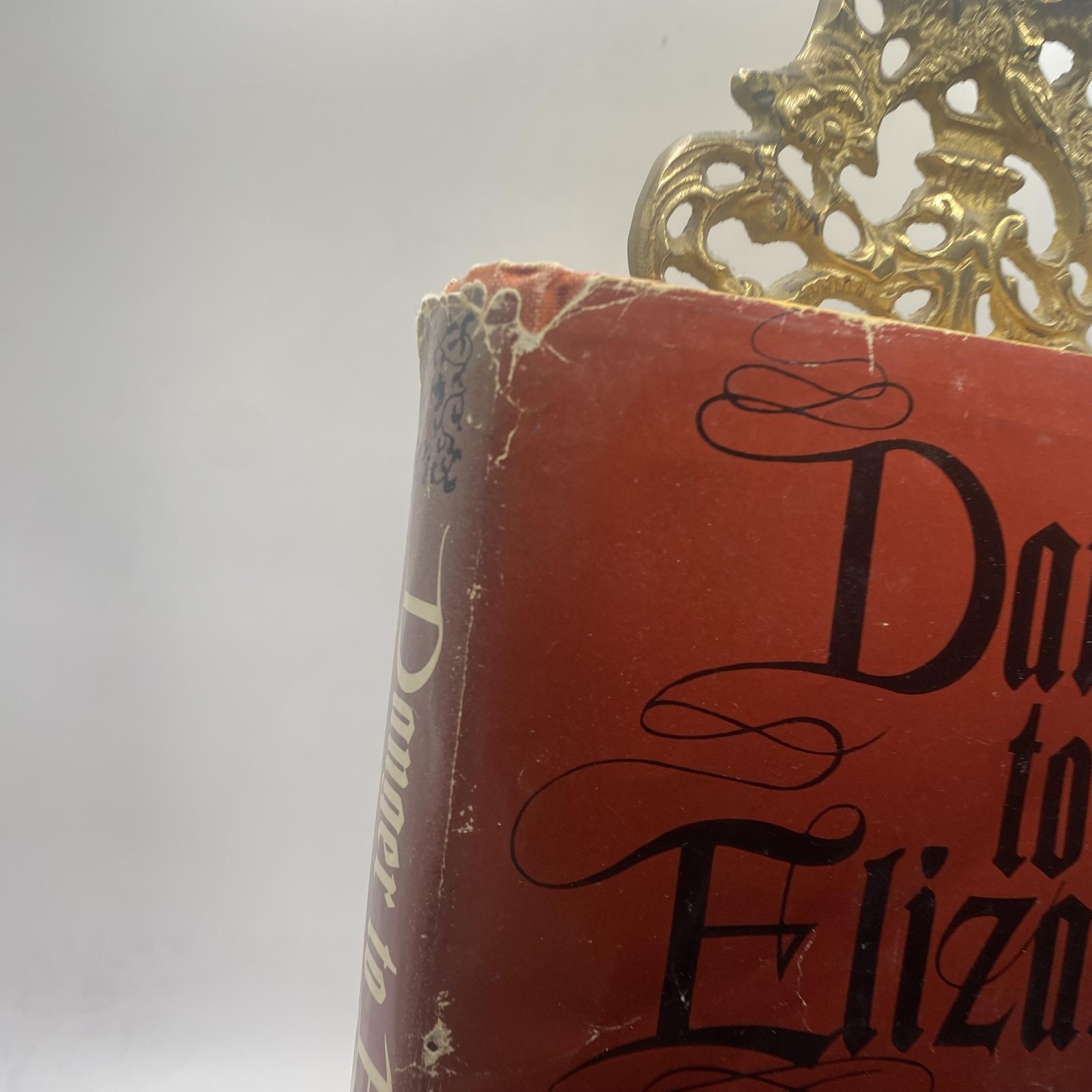 Vintage 1973 Danger To Elizabeth Alison Plowden Stein & Day Red HC DJ History