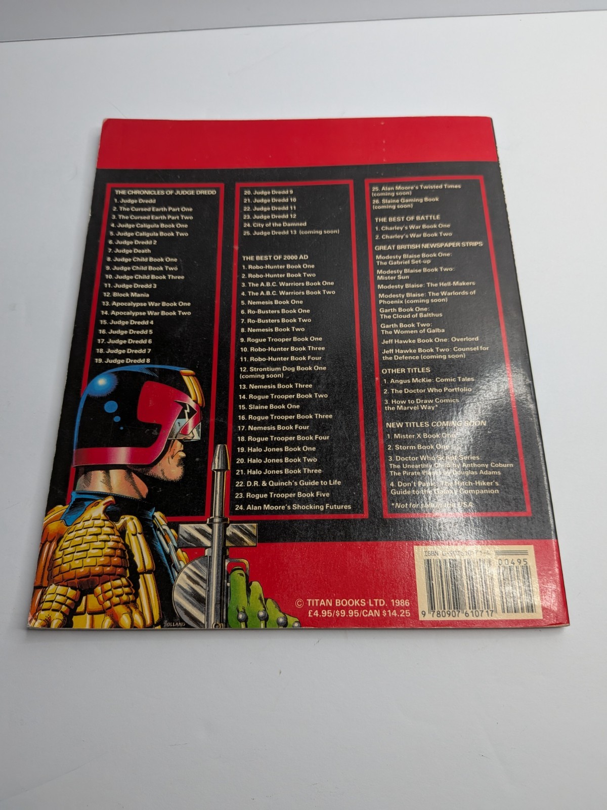 Shocking Futures (Best of 2000 A.D. S.) Alan Moore TPB Graphic Novel