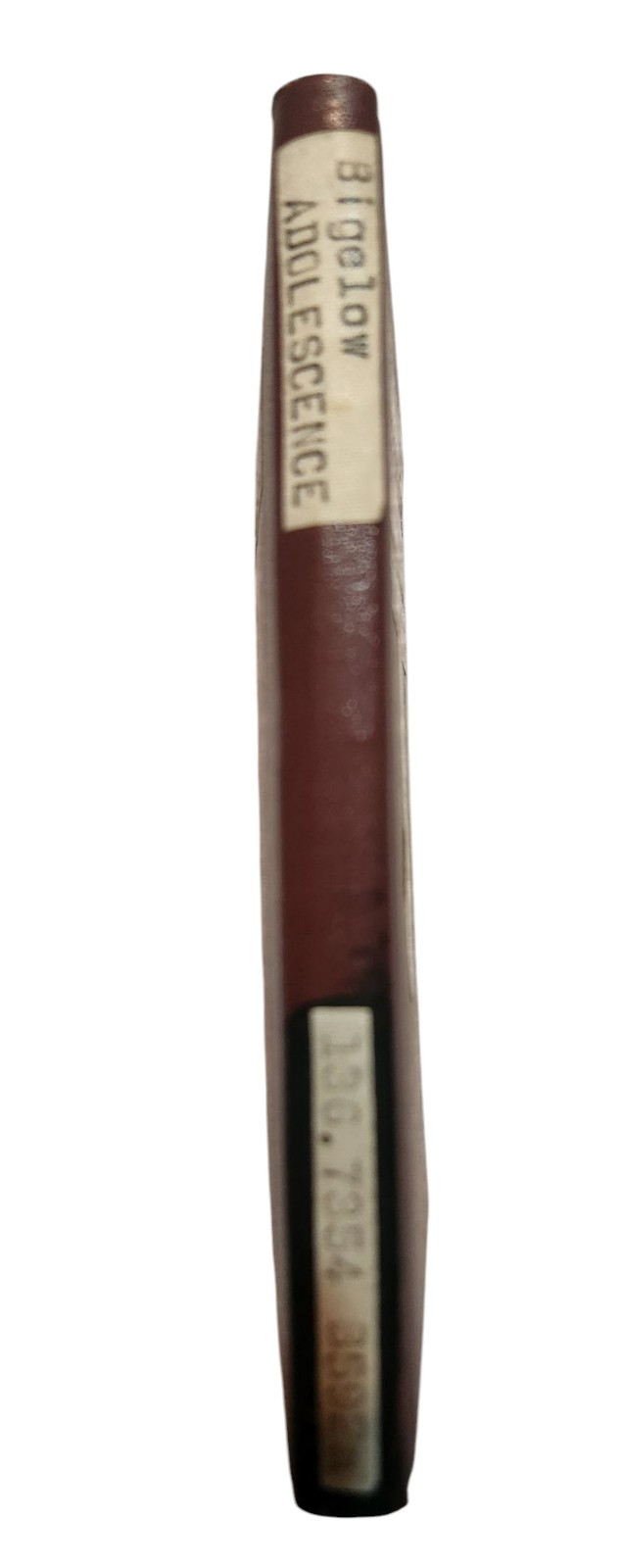 Adolescence, Educational & Hygienic Problems, 1924 Maurice A Bigelow, PhD ScD