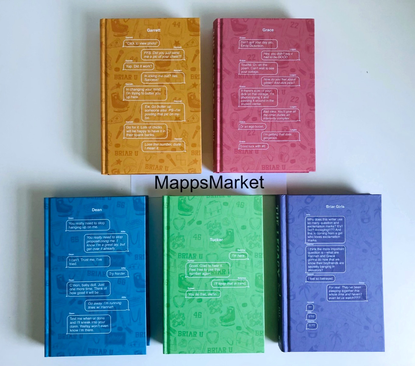 SIGNED Off-Campus Set Books 1-5 by Elle Kennedy ILLUMICRATE AFTERLIGHT EXCLUSIVE