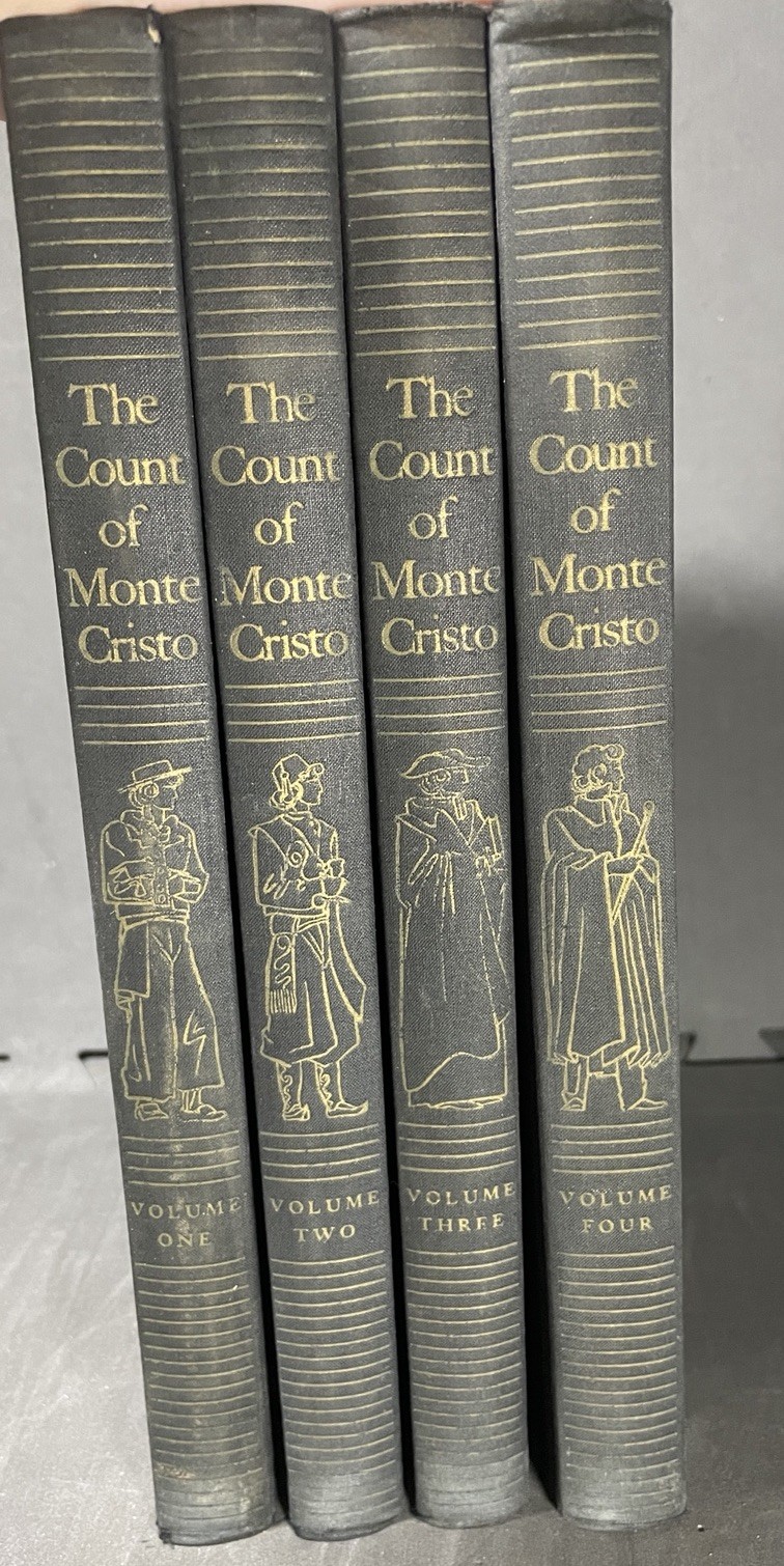 The Count of Monte Cristo Alexander Dumas Limited Editions Club 1941 SIGNED Set