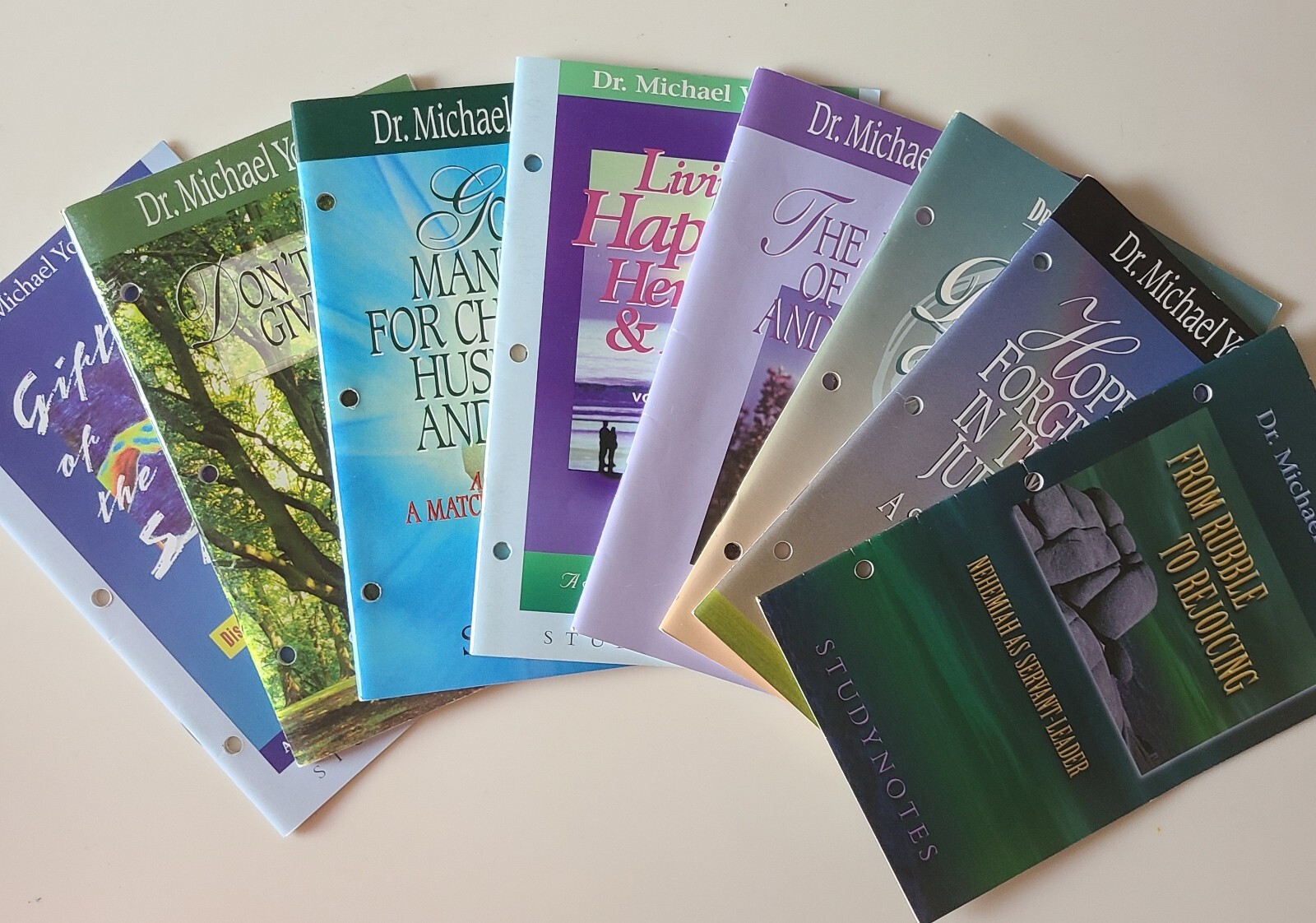 Michael Youssef 23 Lot of Study Notes from Moses – the 2nd Coming & More ~ VG