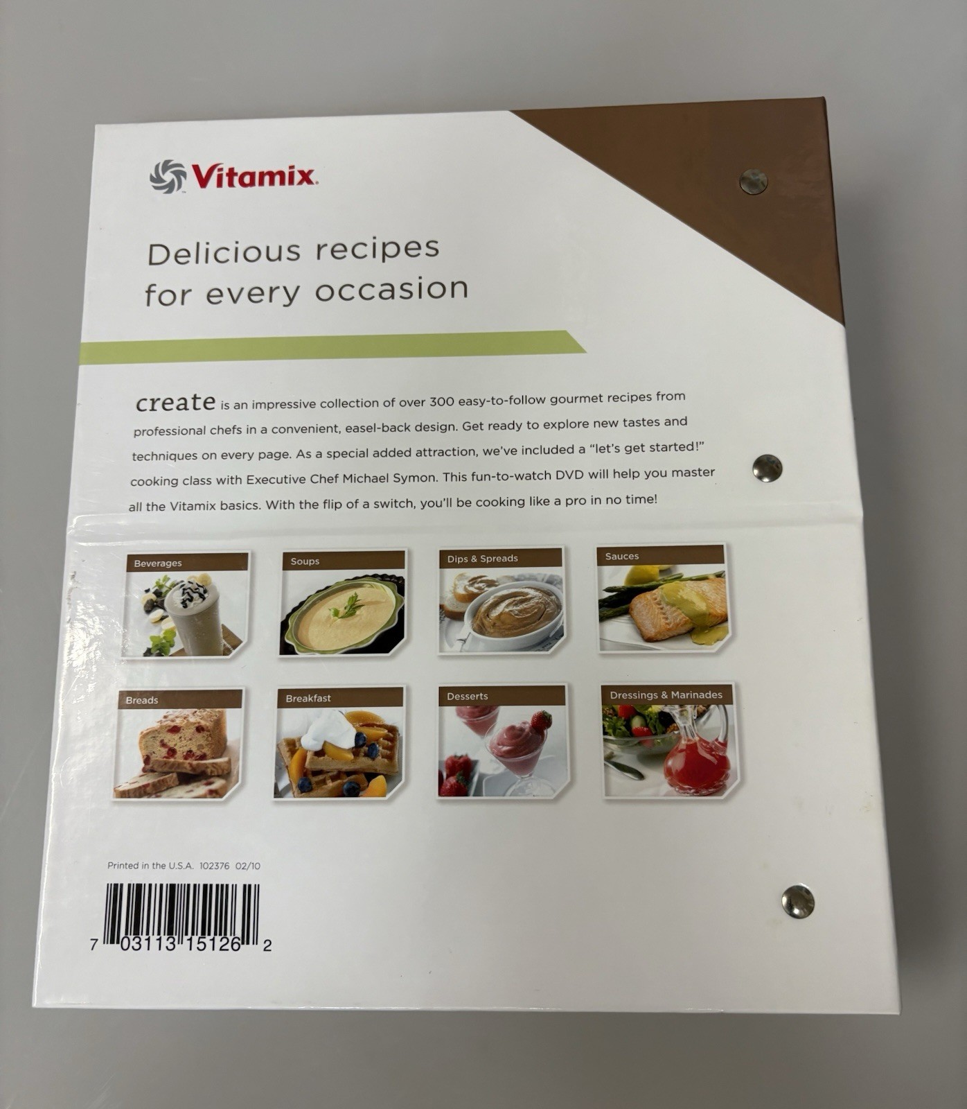 VITAMIX Create Recipes Cookbook (2010) EXCELLENT CONDITION