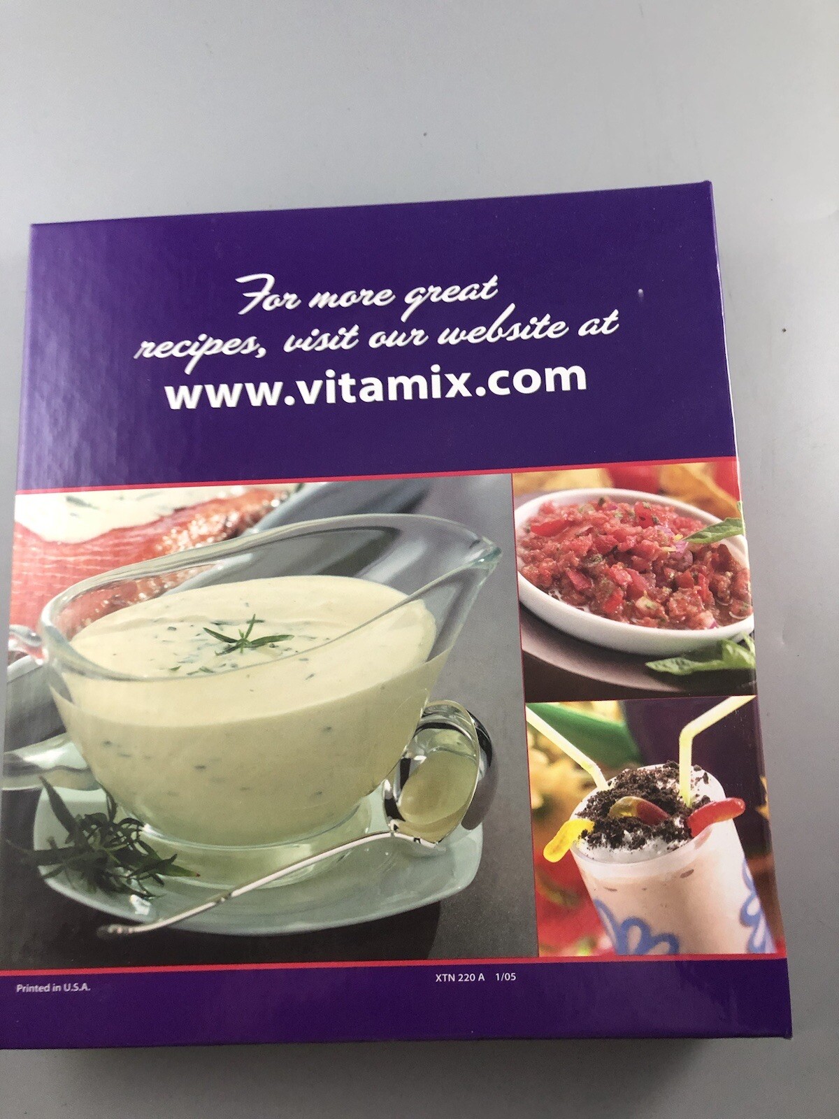 2004 Vita-Mix Whole Food Recipes For Better Living – Ring Bound Book VE7