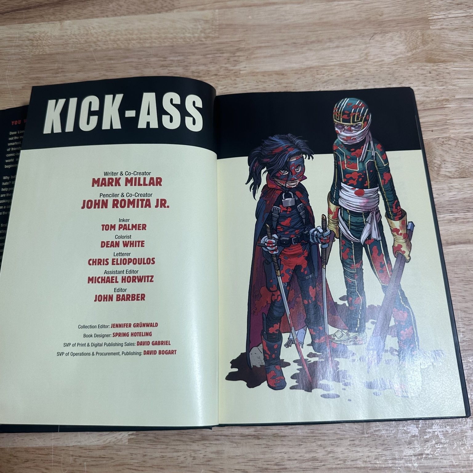 Kick-Ass Volume 1 Millar Romita Jr. Graphic Novel Superhero Comic Book