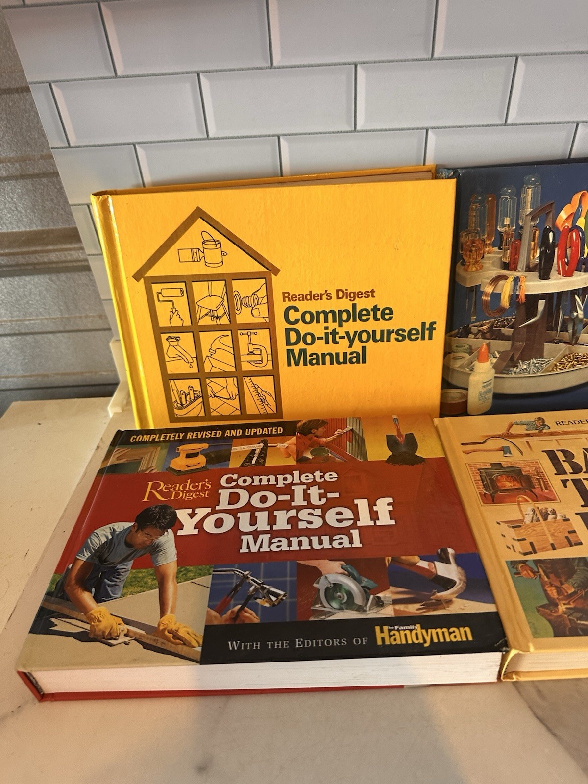 Reader’s Digest Complete Do It Fix Yourself DIY Home HC Book Manuals Lot Of 4
