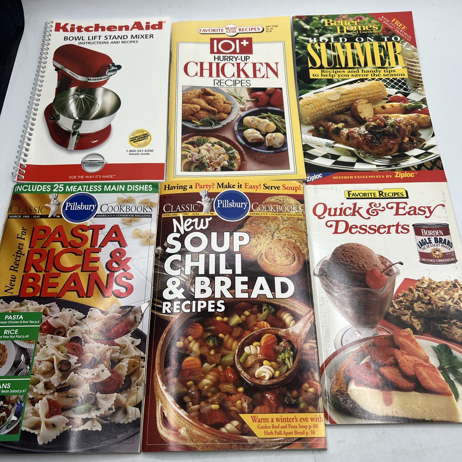Huge Vintage Lot Of 40 Recipe Booklets Pamphlets Advertising Cookbooks Pillsbury