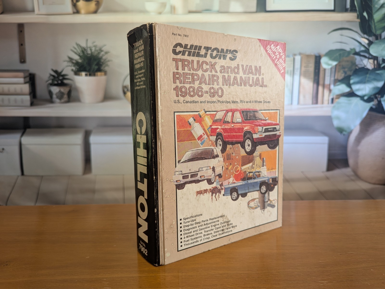 Chilton Truck Van Repair Manual 1986-1990 Jeep Cherokee Bronco Toyota