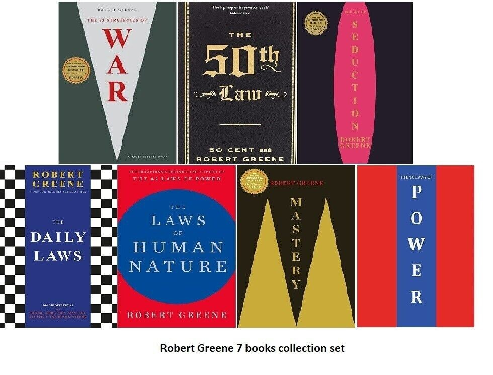 New: Robert Greene Complete 7 Books Collection Set ‚Free Ship From USA‘