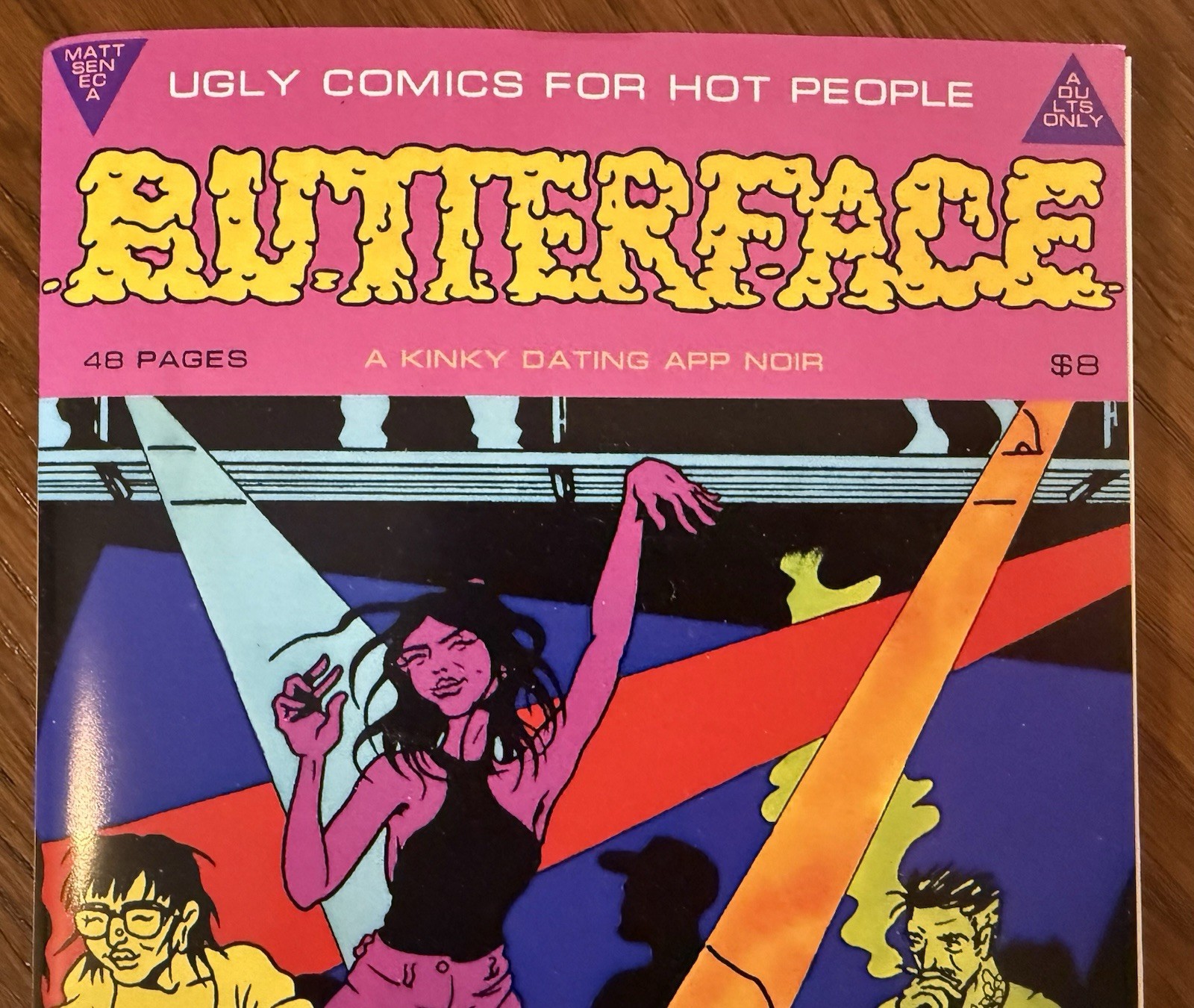 • Matt Seneca: BUTTERFACE • RISOGRAPH ZINE (48-pages)