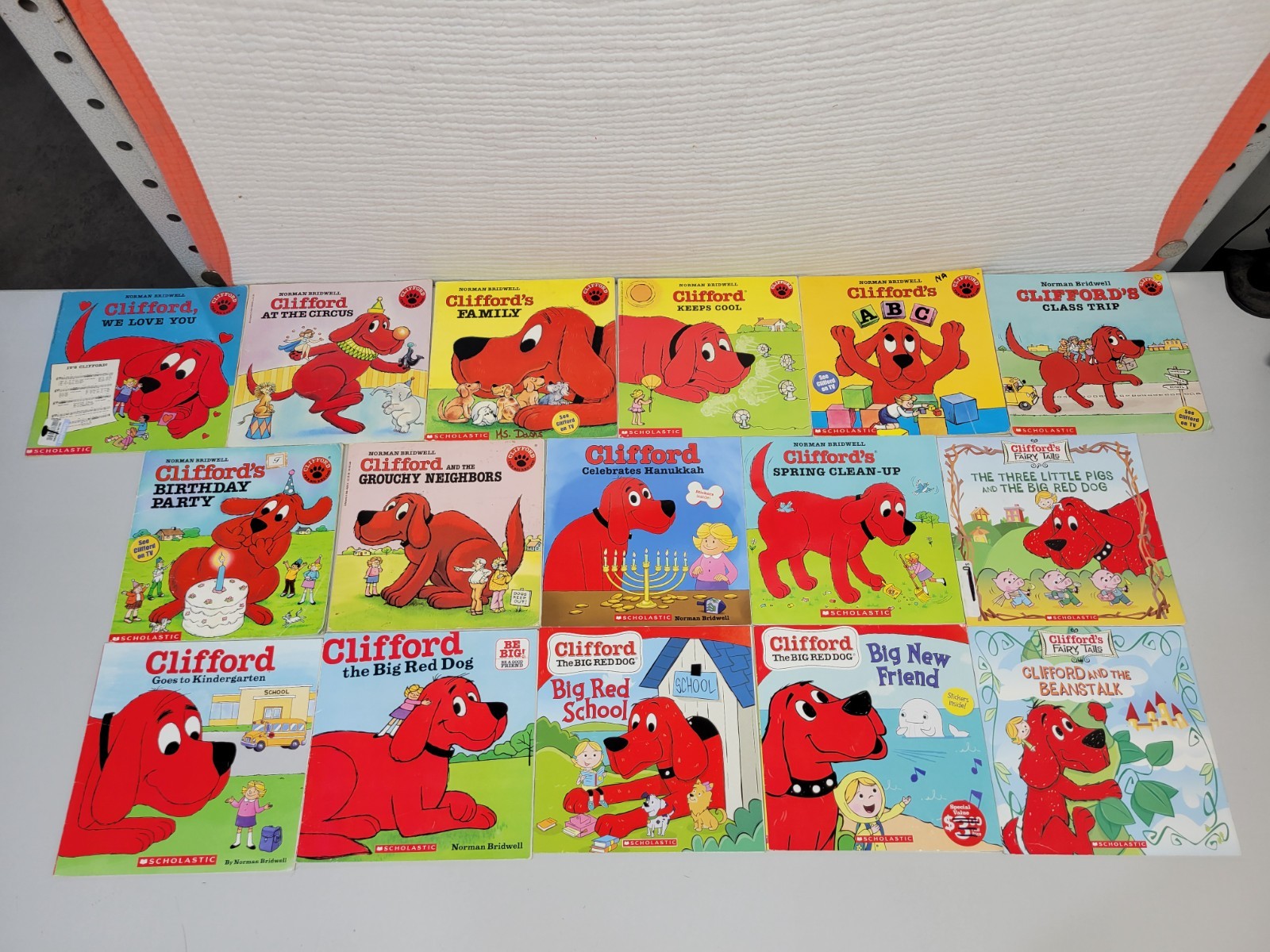 Lot of 50 Clifford the Big Red Dog Picture Books by Norman Bridwell