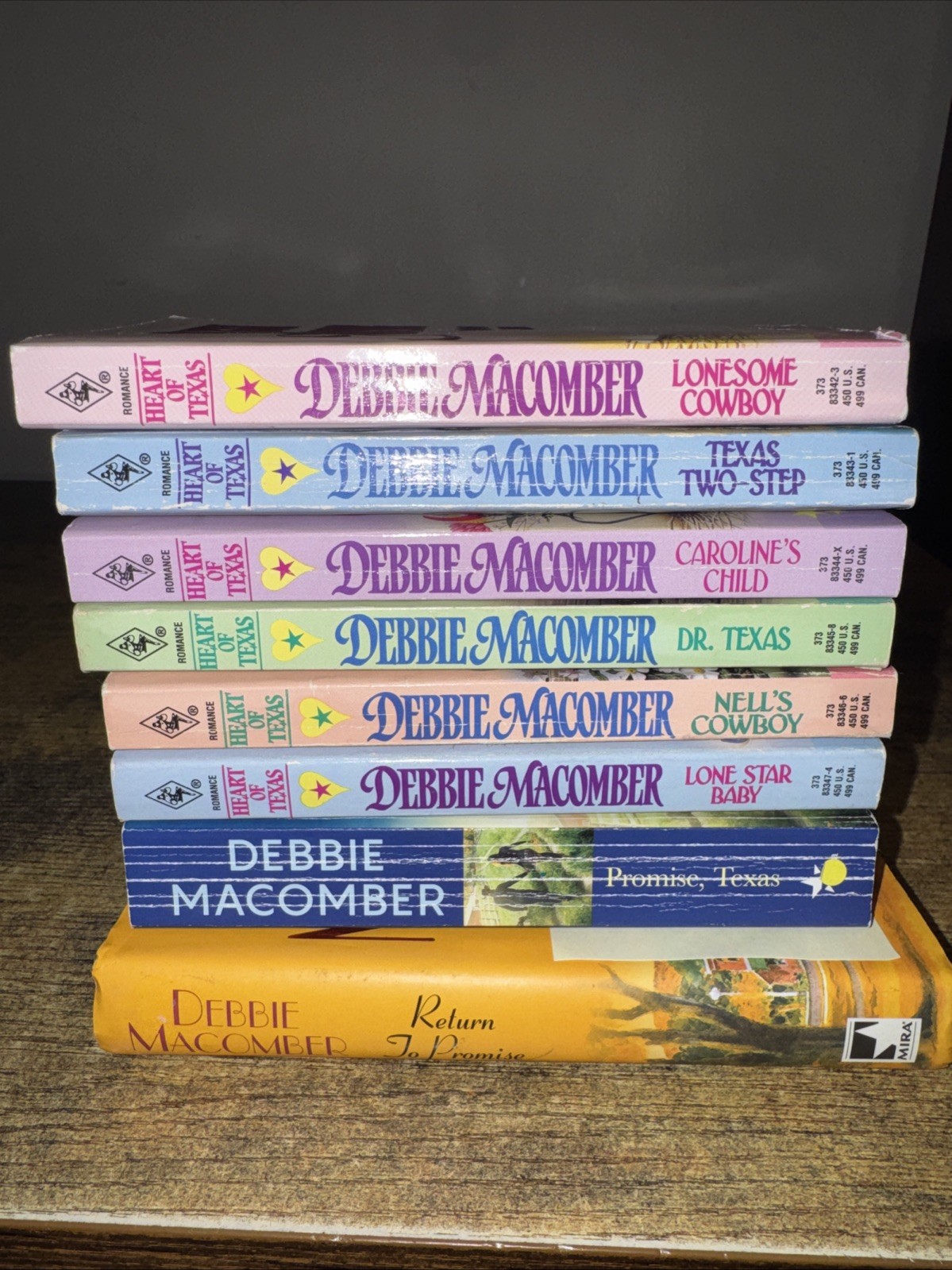 Debbie Macomber HEART OF TEXAS SERIES complete set with all 8 books in series a