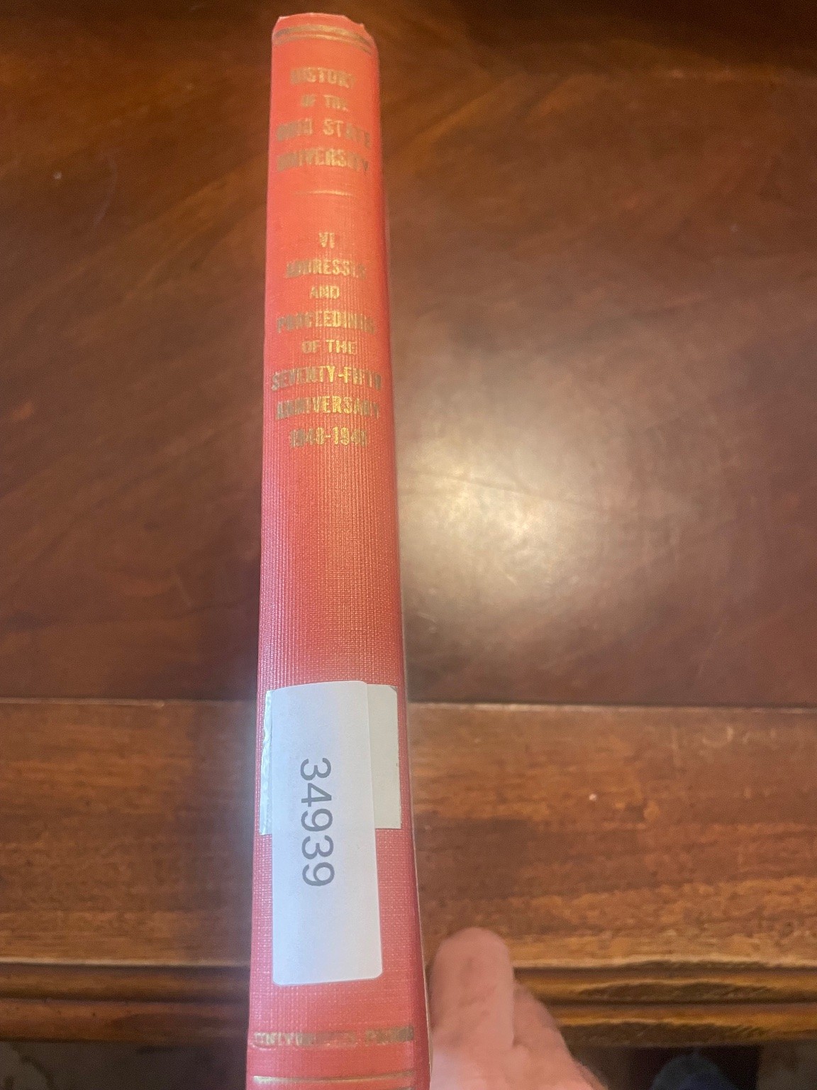 History of The Ohio State University Volume VI 1951 University Press