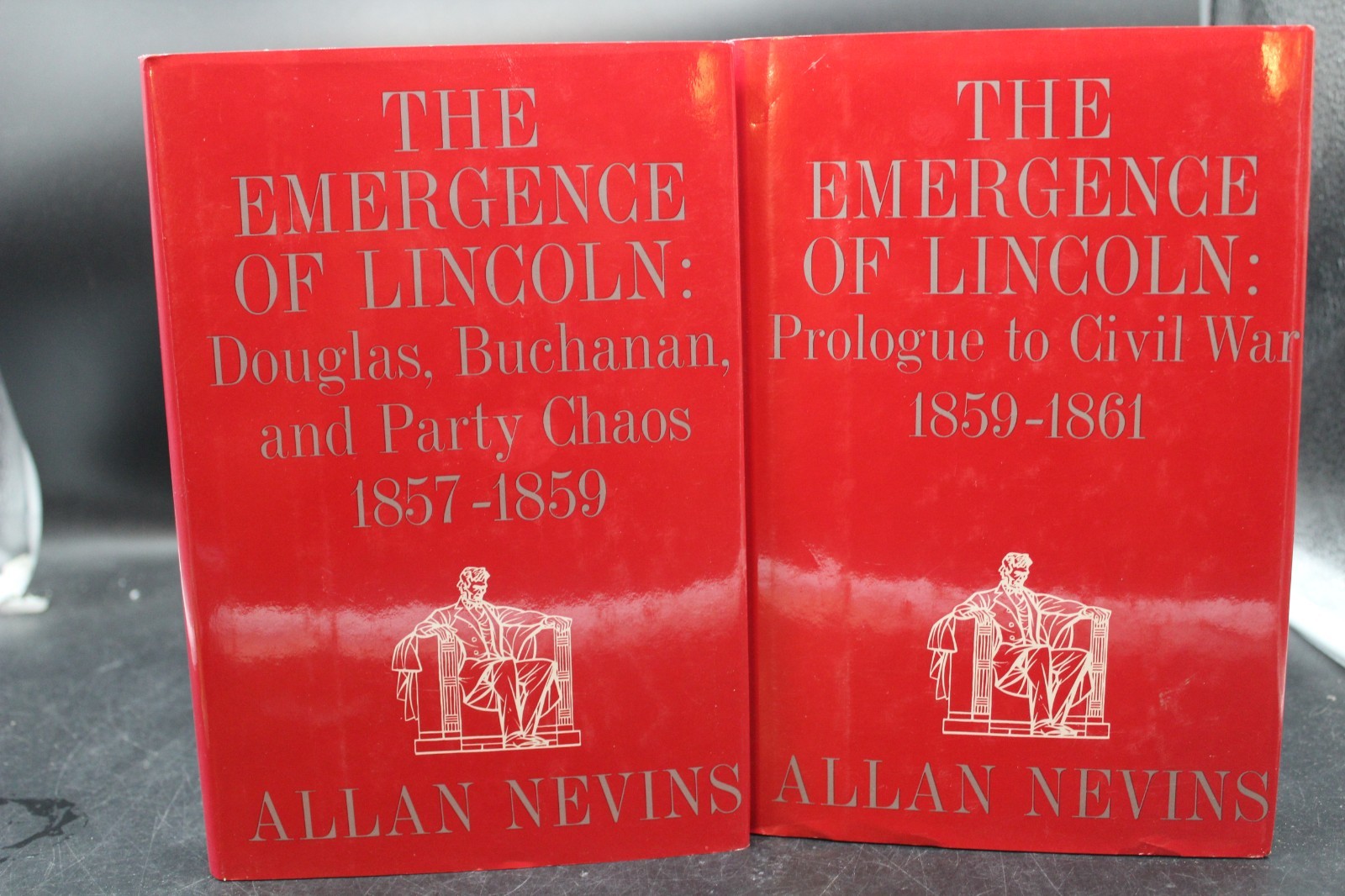 The Emergence Of Lincoln By Allan Nevins • 2 Volume Set • 1950