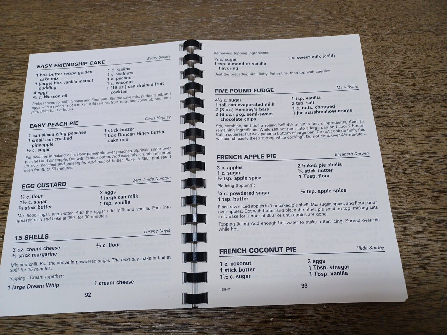 Recipes to Remember, Draytonville Baptist Church, August 2001 – 128 pages