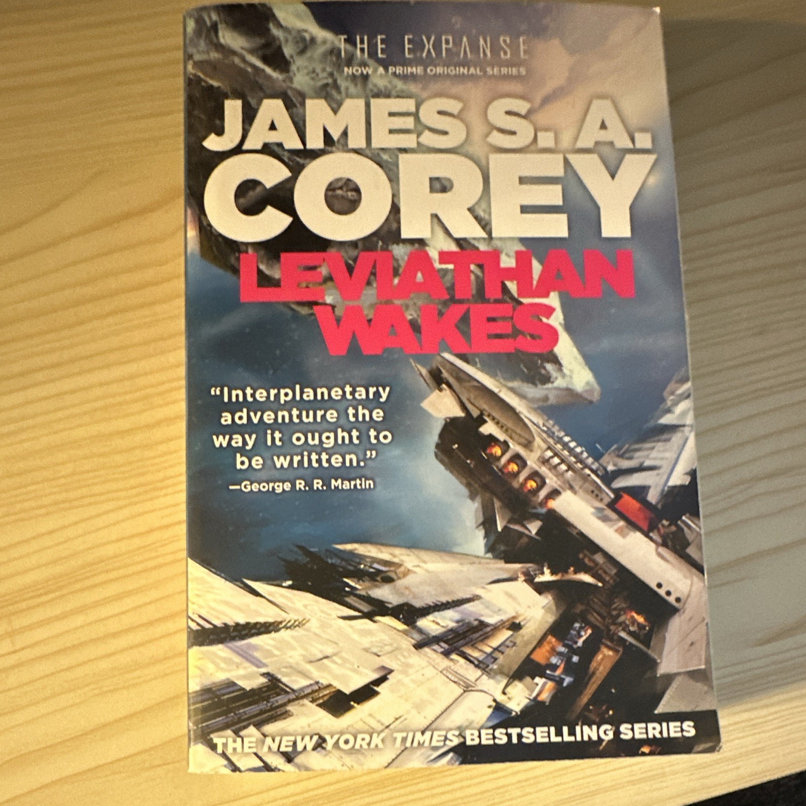 James S. A. Corey Leviathan Wakes The Expanse 2011 Trade PB Sci-Fi Orbit Illus