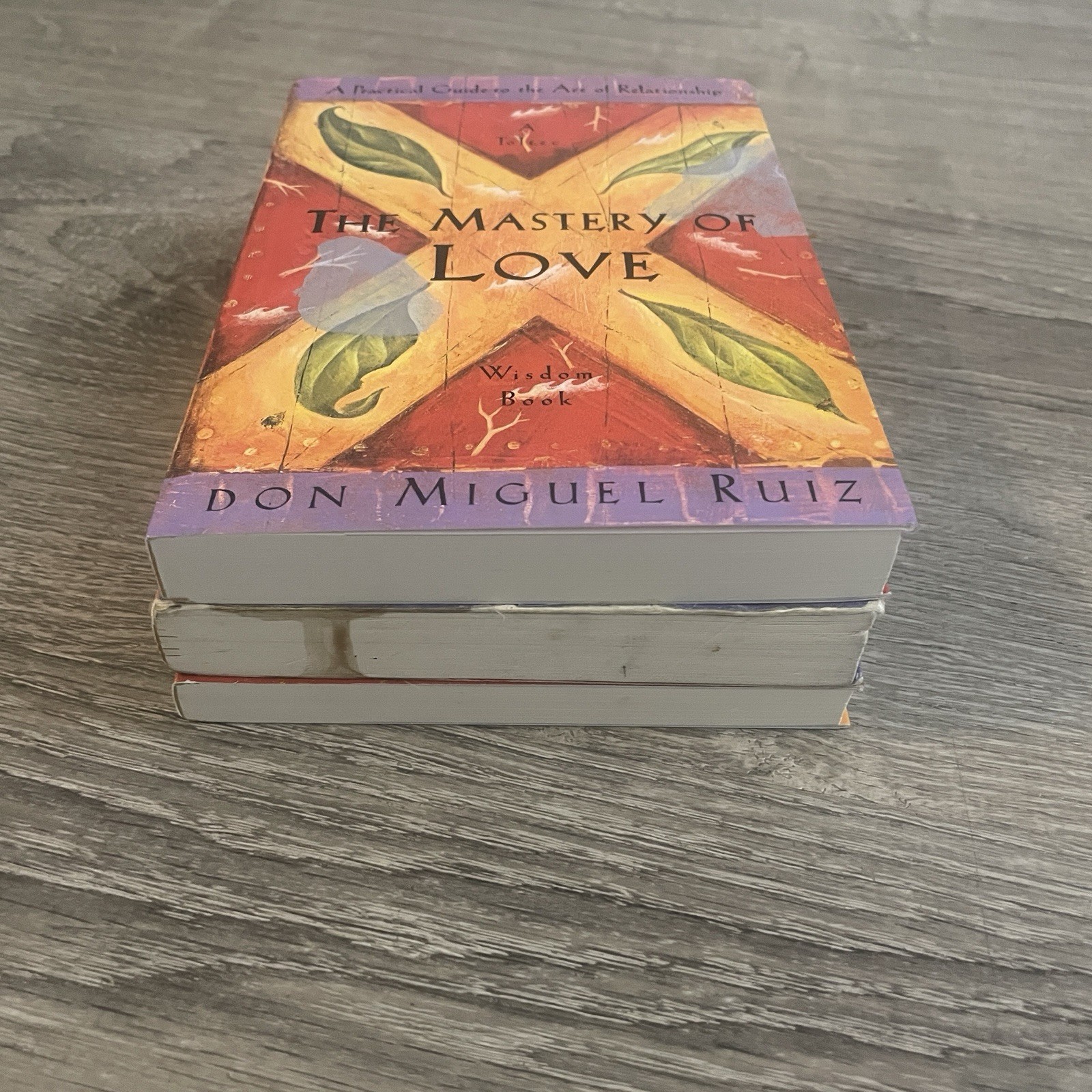 The Four Agreements 3 Book Set Lot by Don Miguel Ruiz Love Mastery 5th
