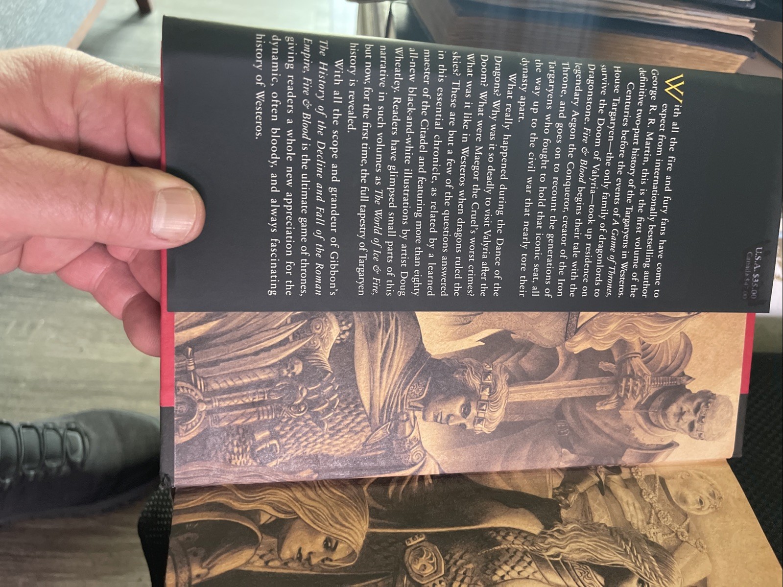 Fire & Blood by George R.R. Martin 1st Edition HC DJ 2018 Wow Print