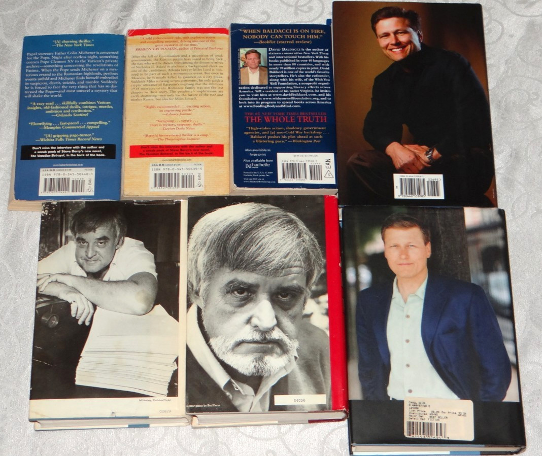 Mixed Lot of 7 Hardcover/Paperback Books-Various Authors, Titles & Genres (#12)