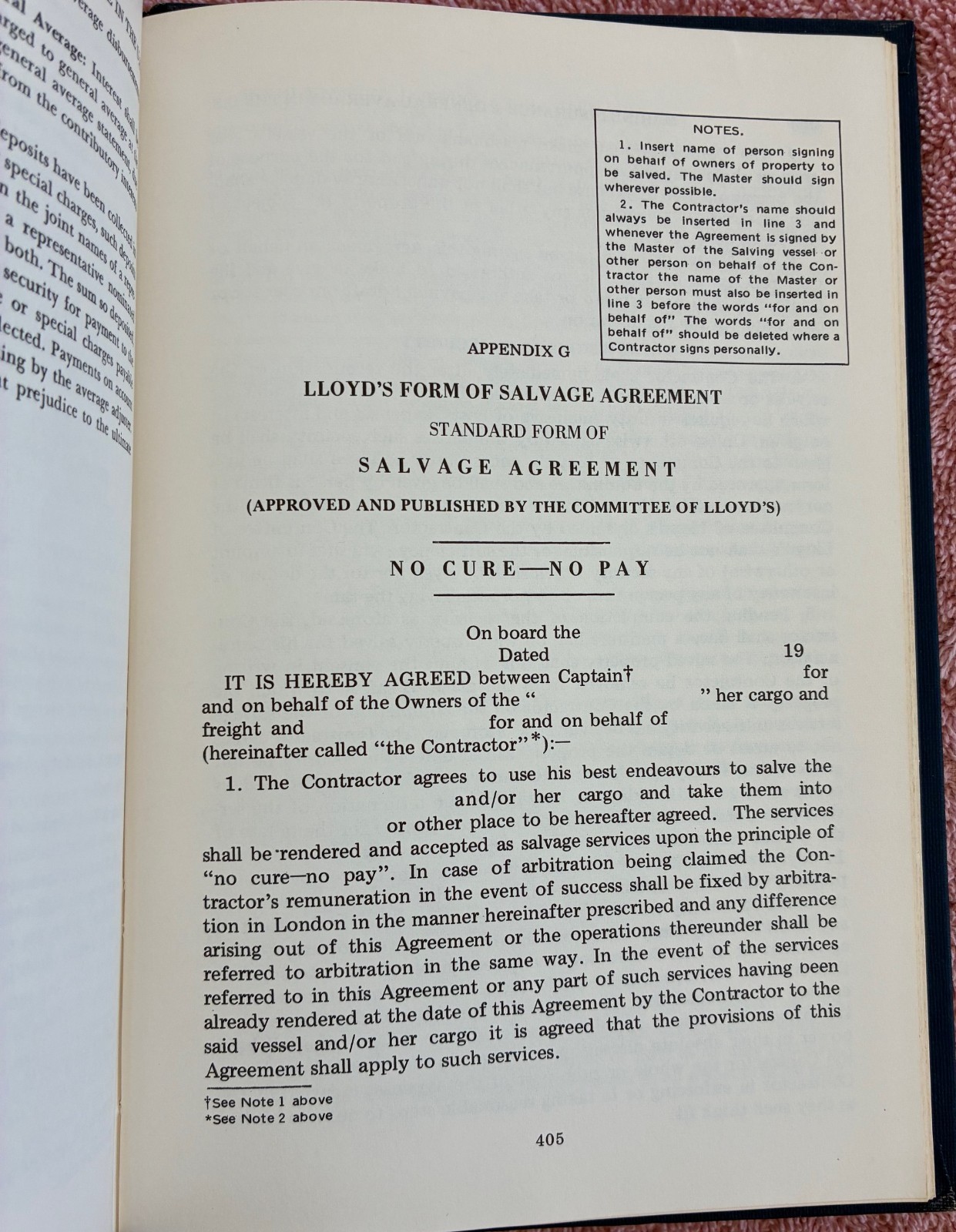Marine Insurance and General Average in the United States- L Buglass SIGNED 1973