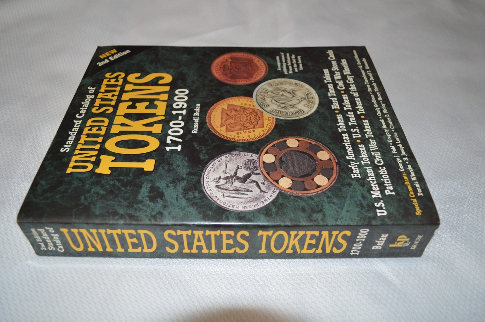 STANDARD CATALOG OF UNITED STATES TOKENS 1700-1900 ~ 2ND EDITION ~ V.G.C. # 2